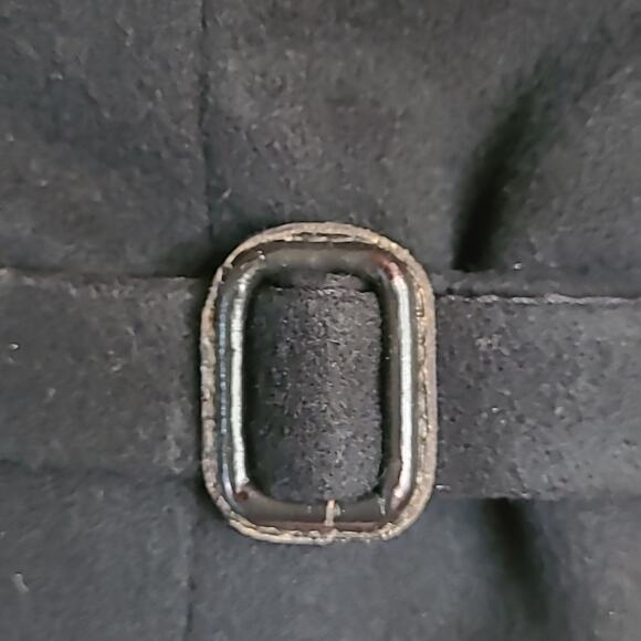 Vintage Calvin Klein made in USA Maxi Coat, black, c.1987, fits 10-12, - Picture 5 of 15